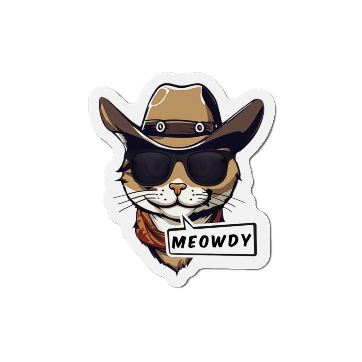 Cowboy Meowdy Magnets