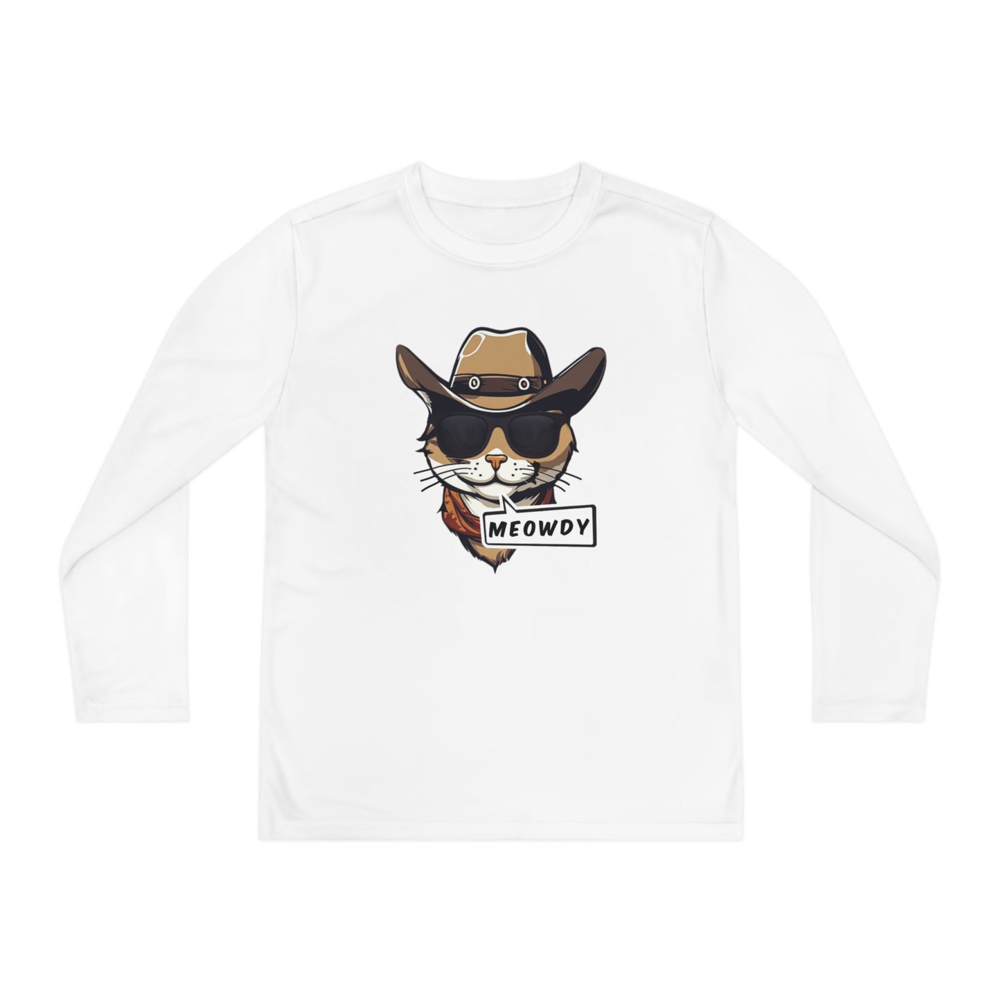 Cowboy Meowdy Long Sleeve Tee (Youth)