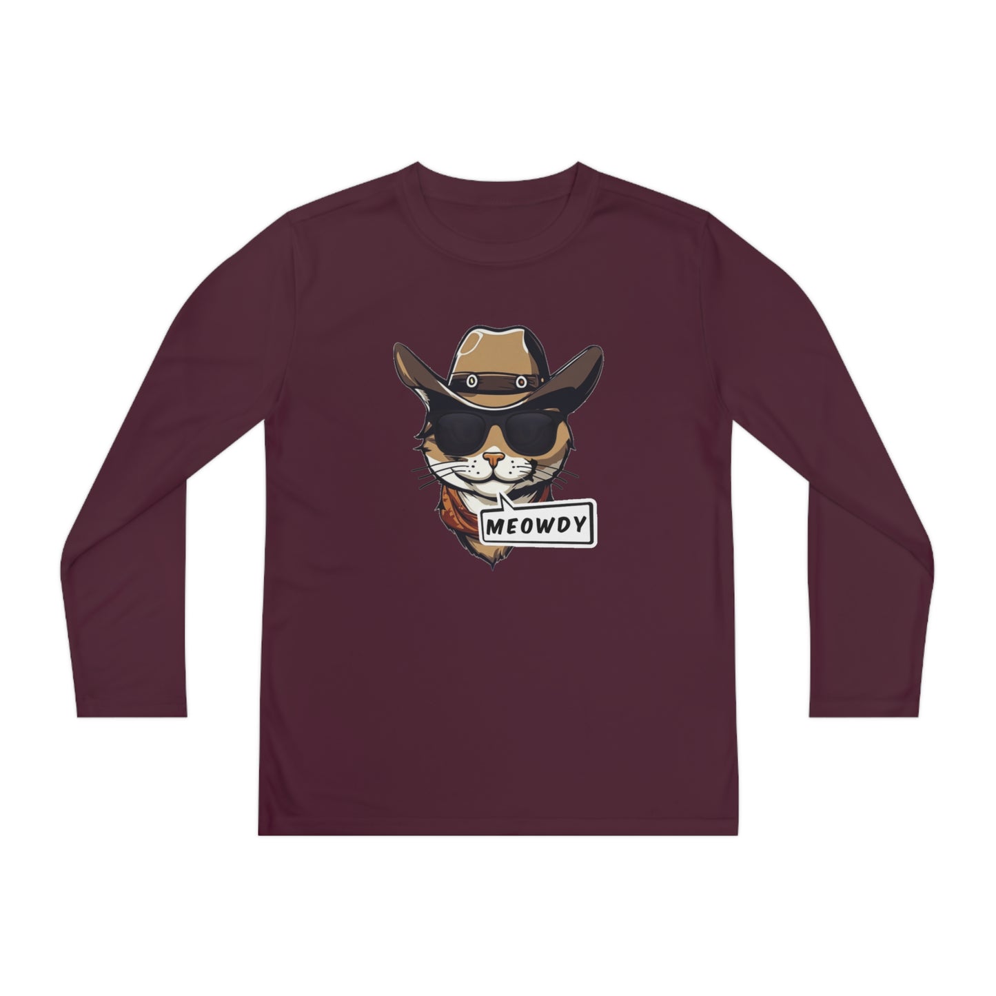 Cowboy Meowdy Long Sleeve Tee (Youth)