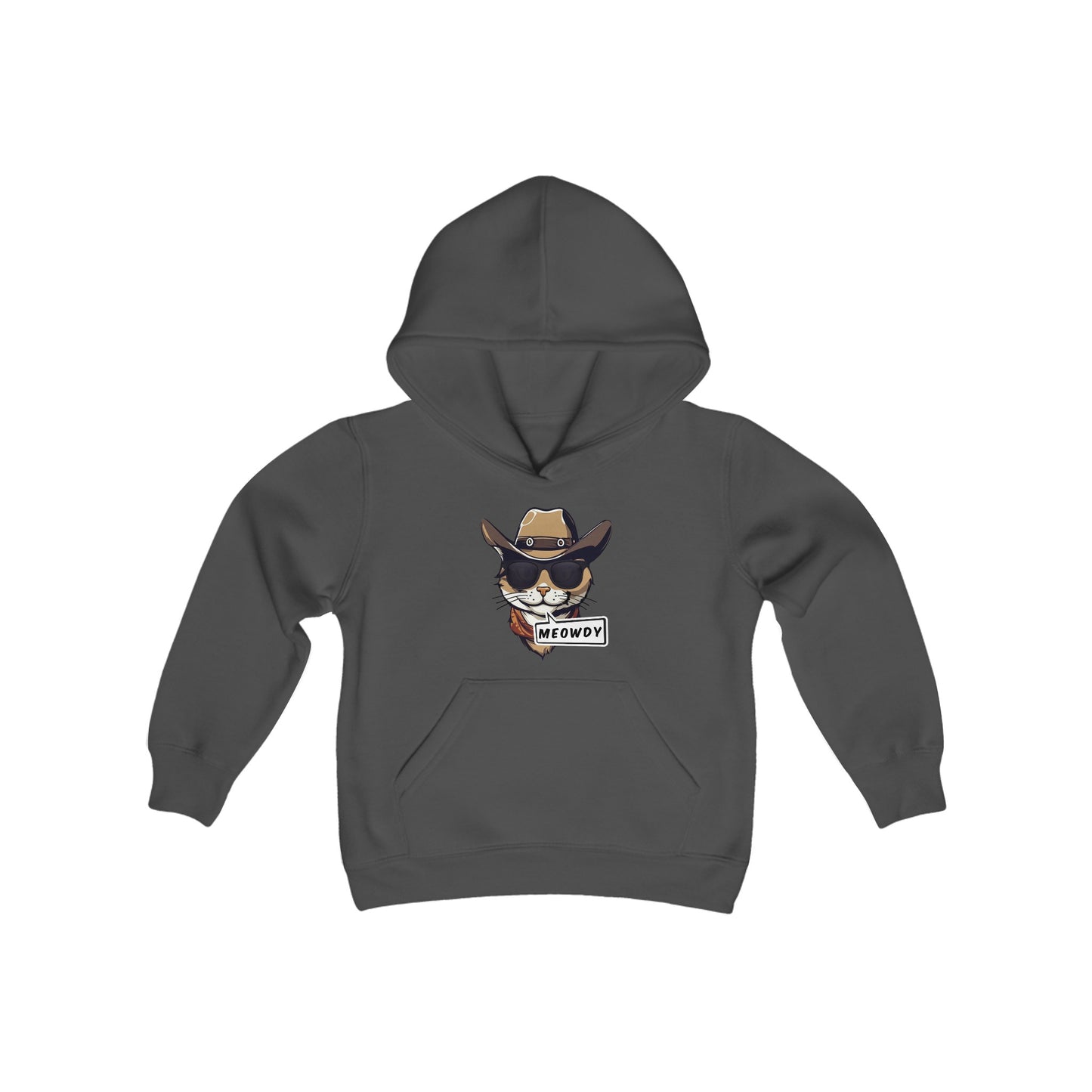 Cowboy Meowdy Hooded Sweatshirt (Youth)