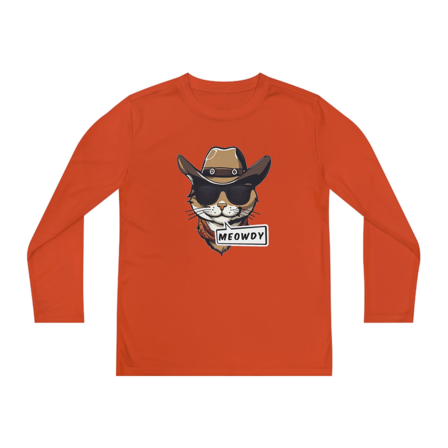 Cowboy Meowdy Long Sleeve Tee (Youth)