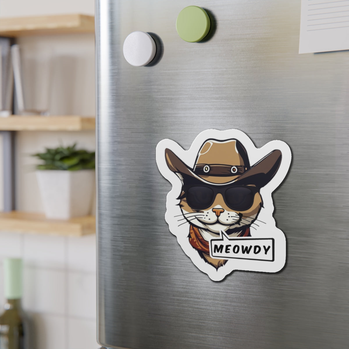 Cowboy Meowdy Magnets