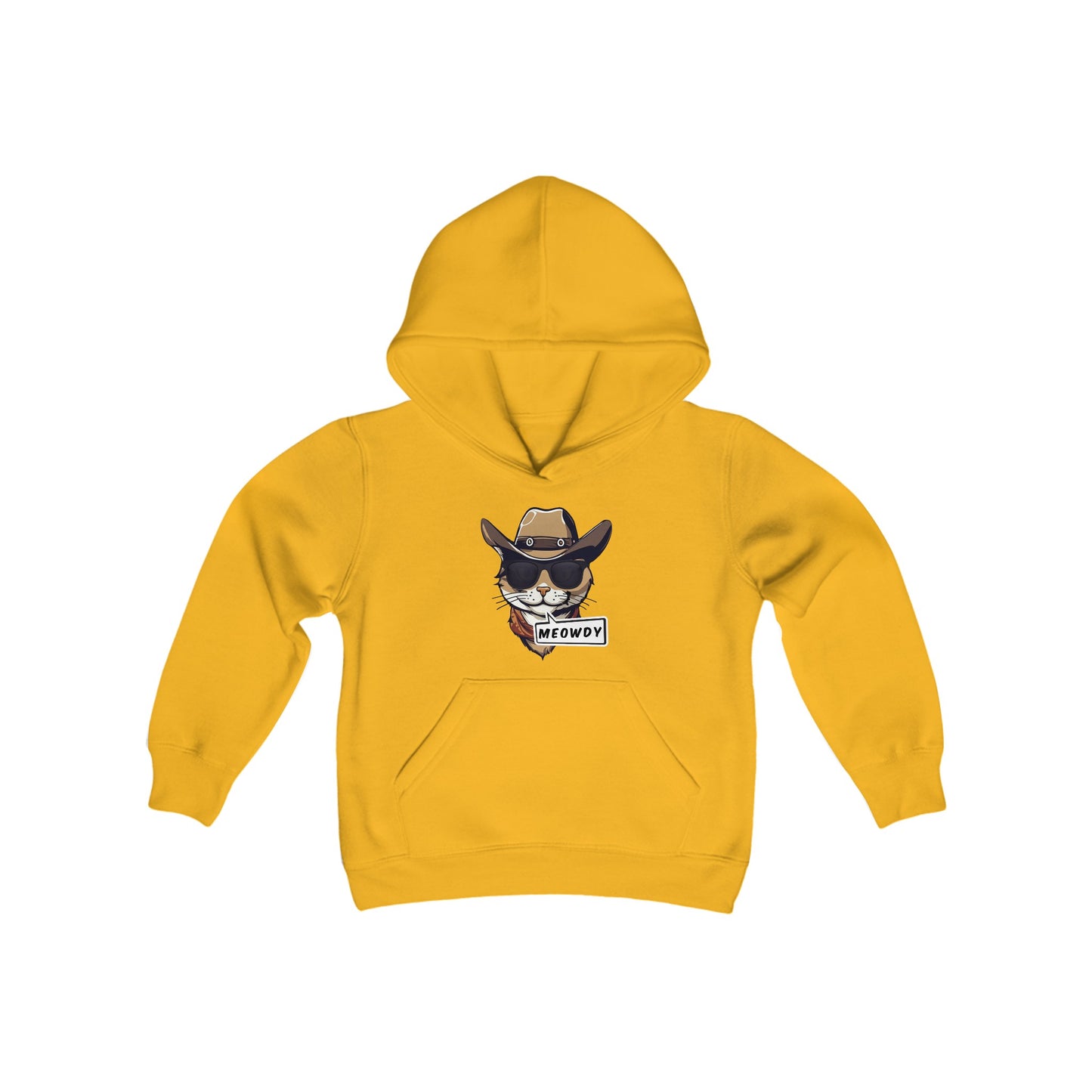 Cowboy Meowdy Hooded Sweatshirt (Youth)