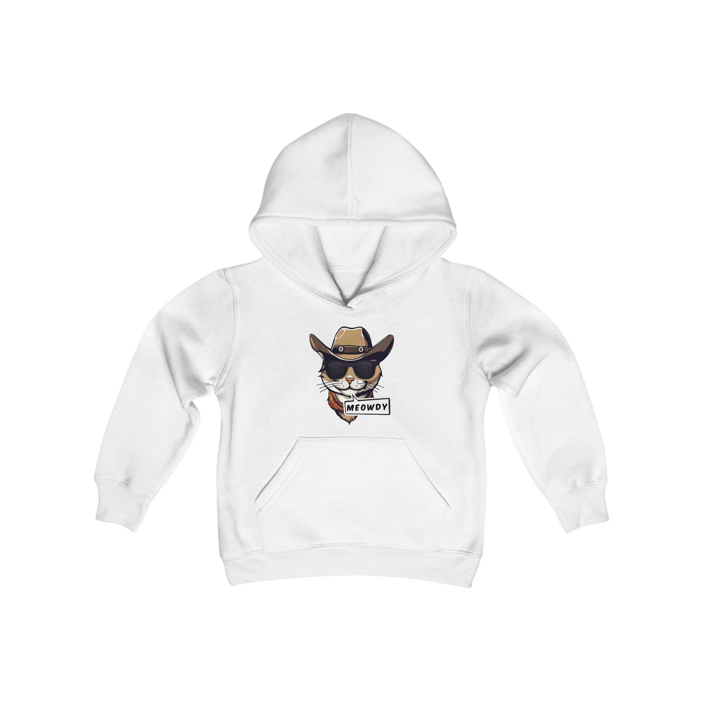 Cowboy Meowdy Hooded Sweatshirt (Youth)