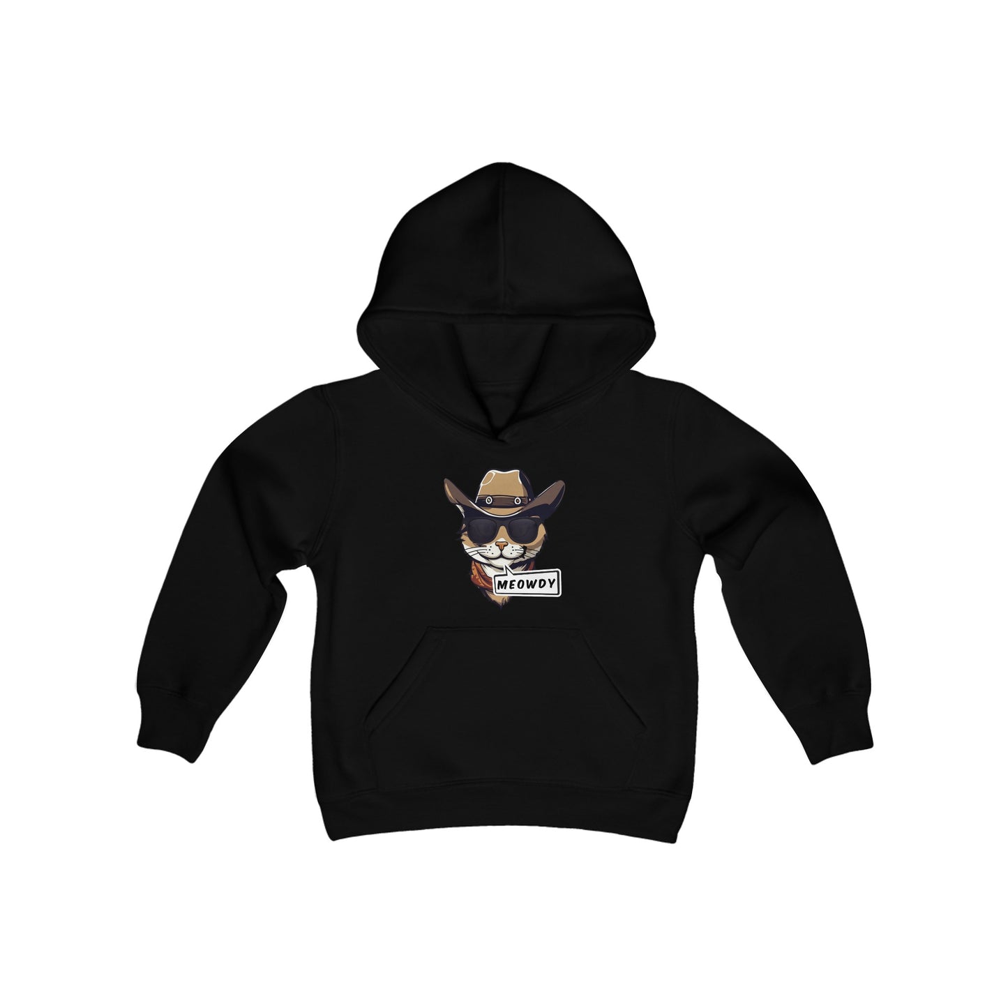 Cowboy Meowdy Hooded Sweatshirt (Youth)