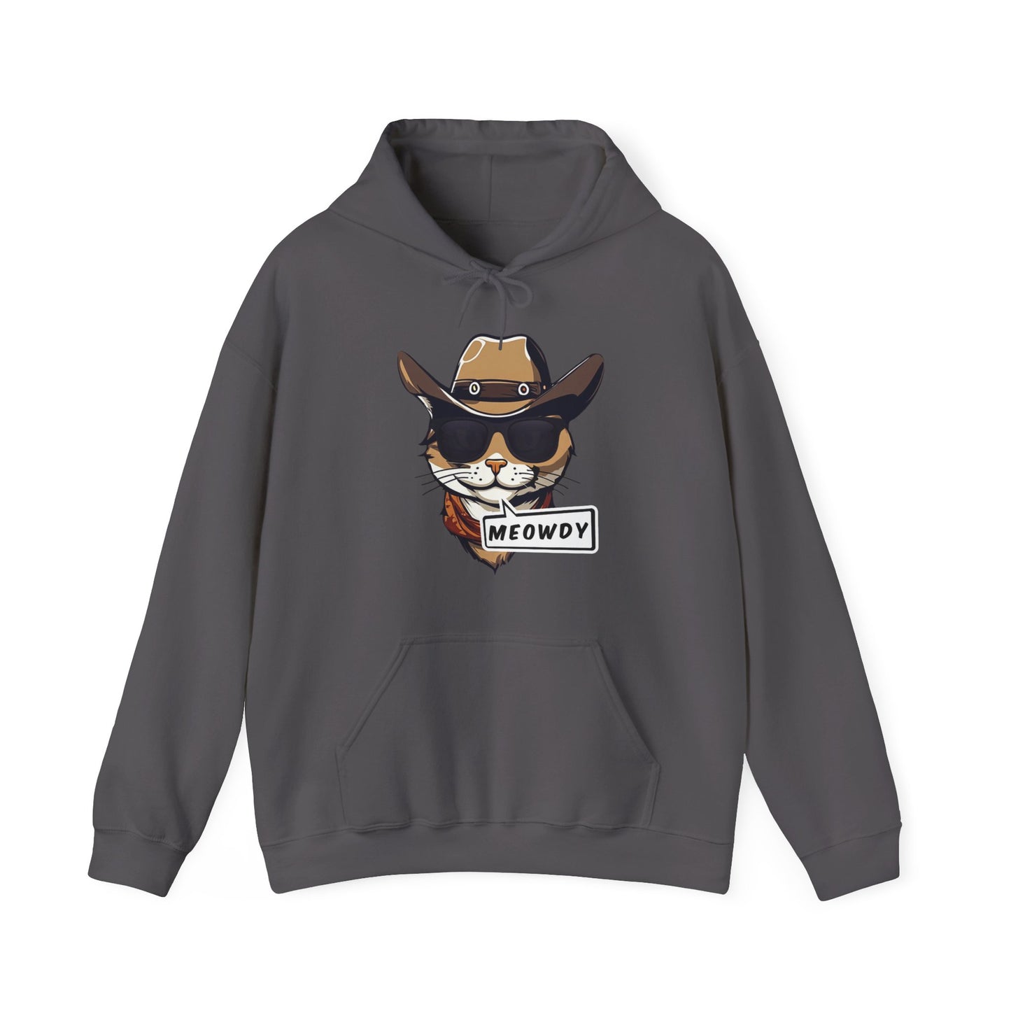 Adult Cowboy Meowdy Hooded Sweatshirt