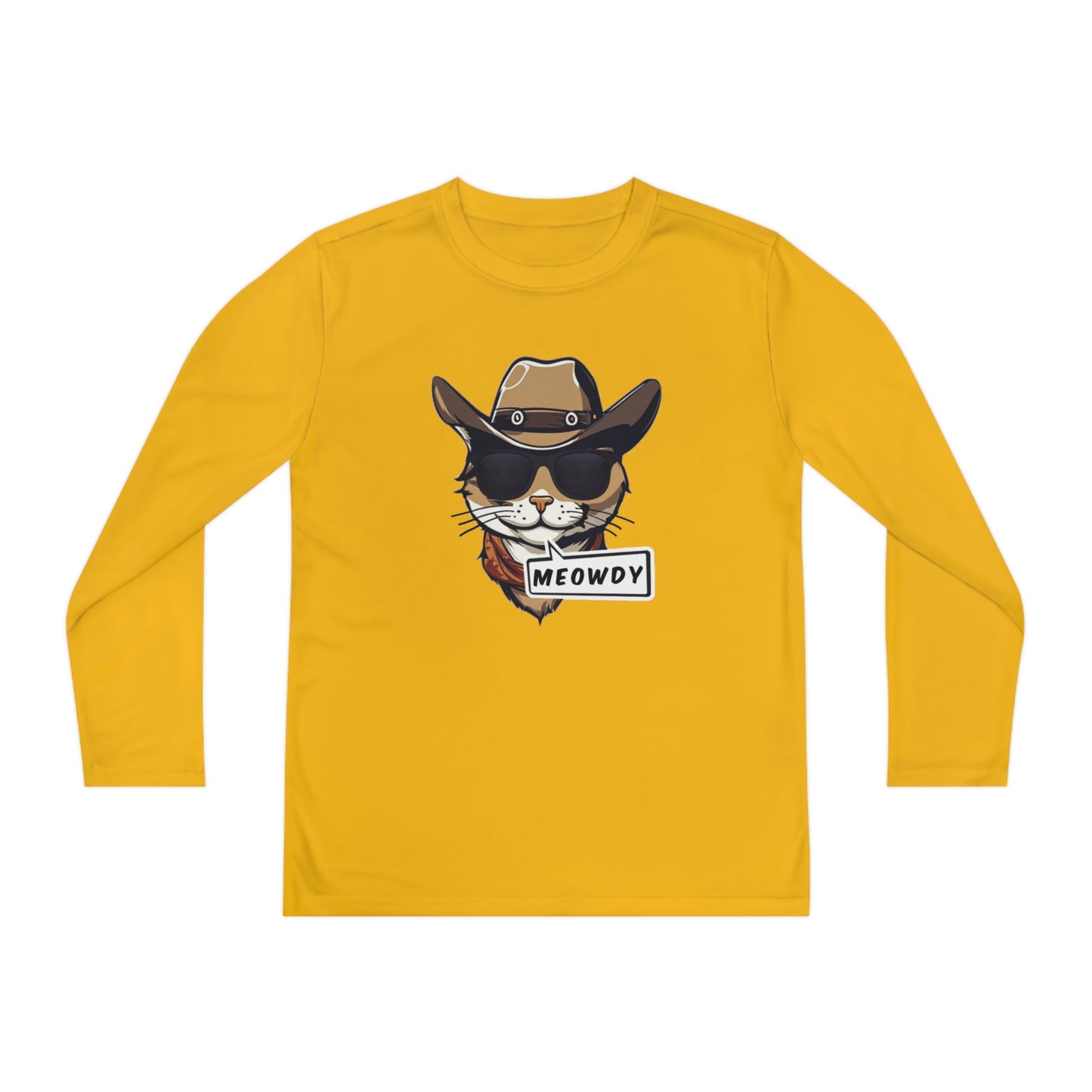 Cowboy Meowdy Long Sleeve Tee (Youth)