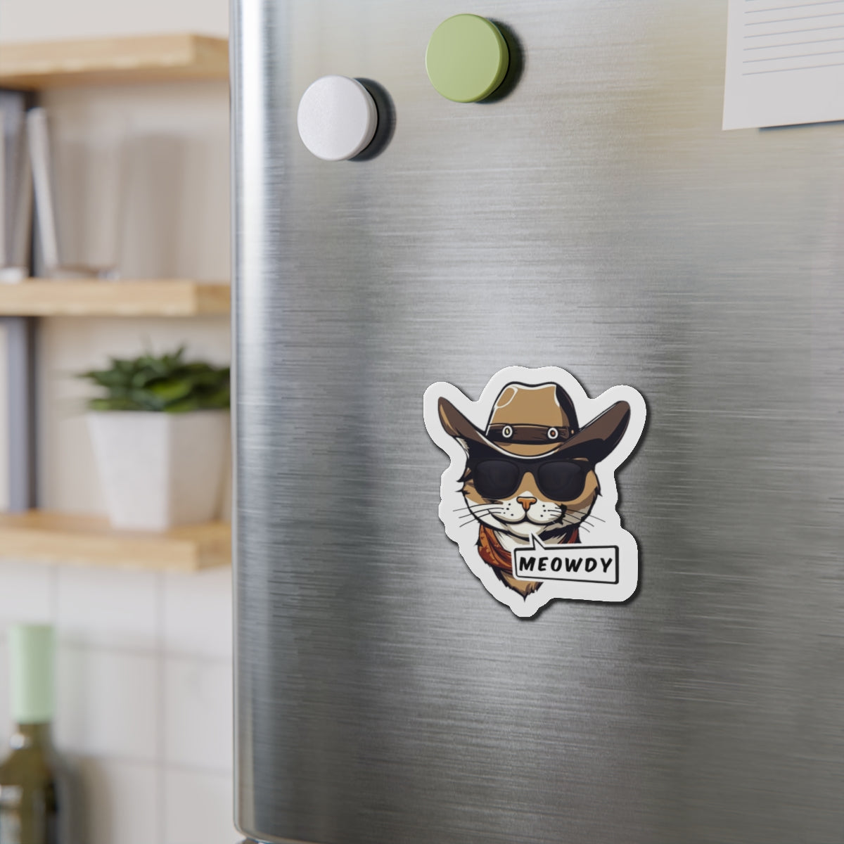 Cowboy Meowdy Magnets