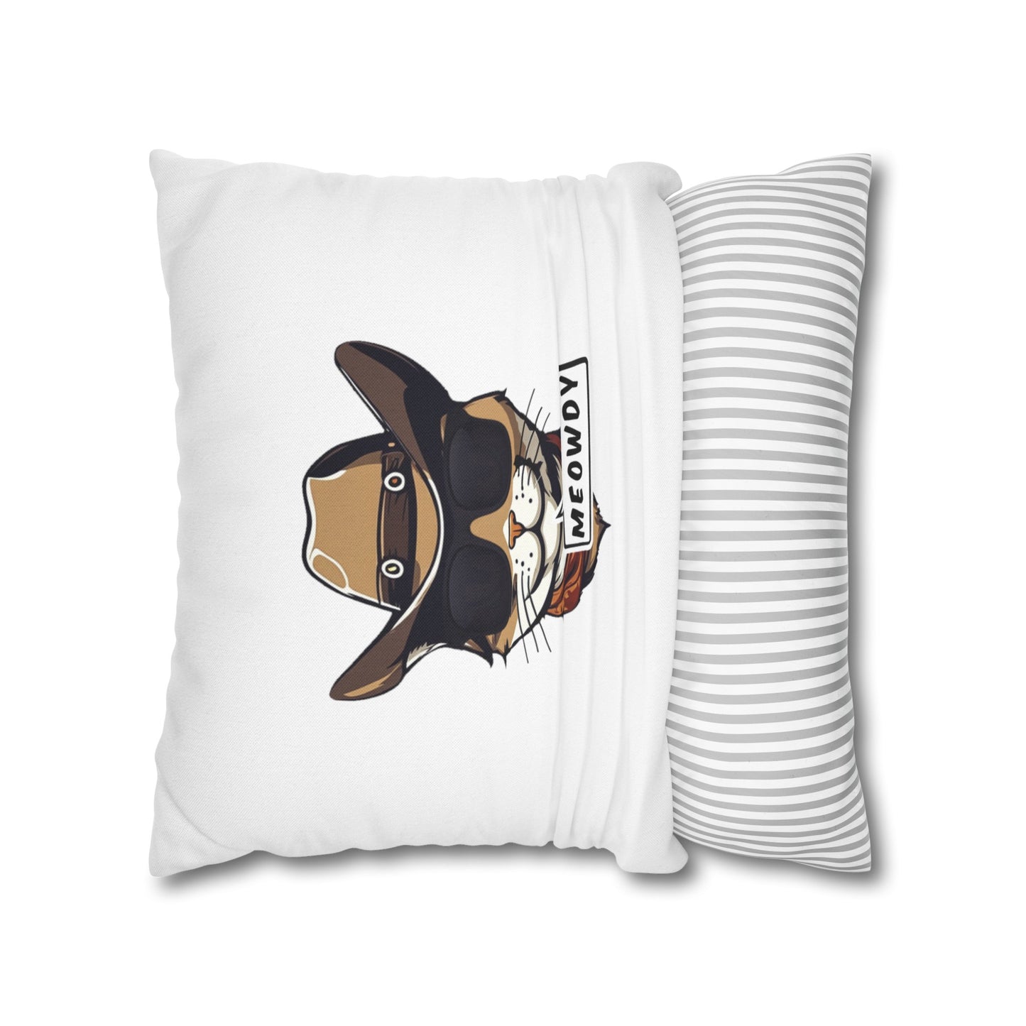 Cowboy Meowdy Square Pillowcase