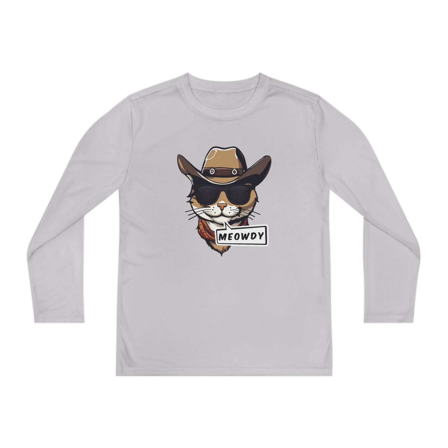 Cowboy Meowdy Long Sleeve Tee (Youth)