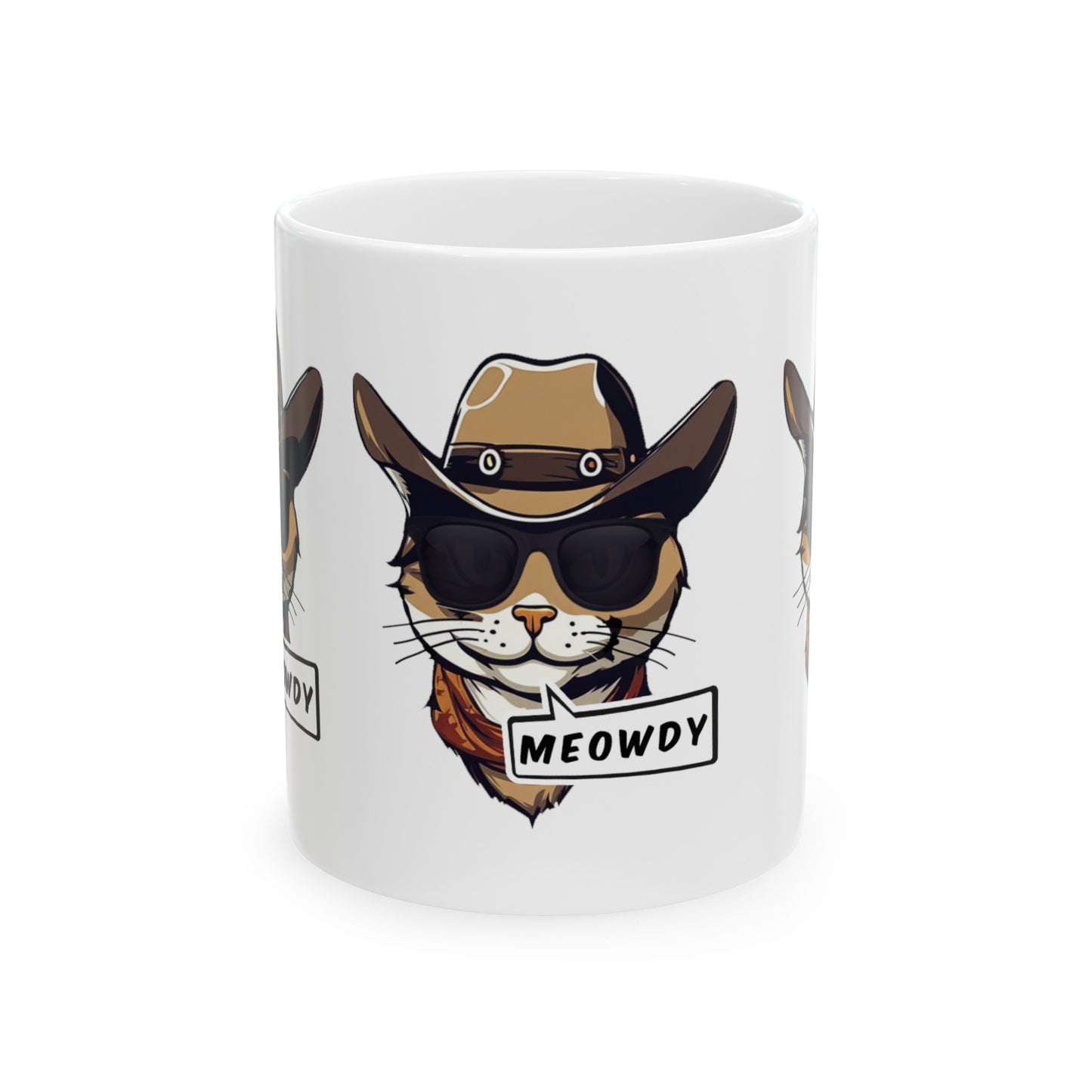 Cowboy Meowdy Mug