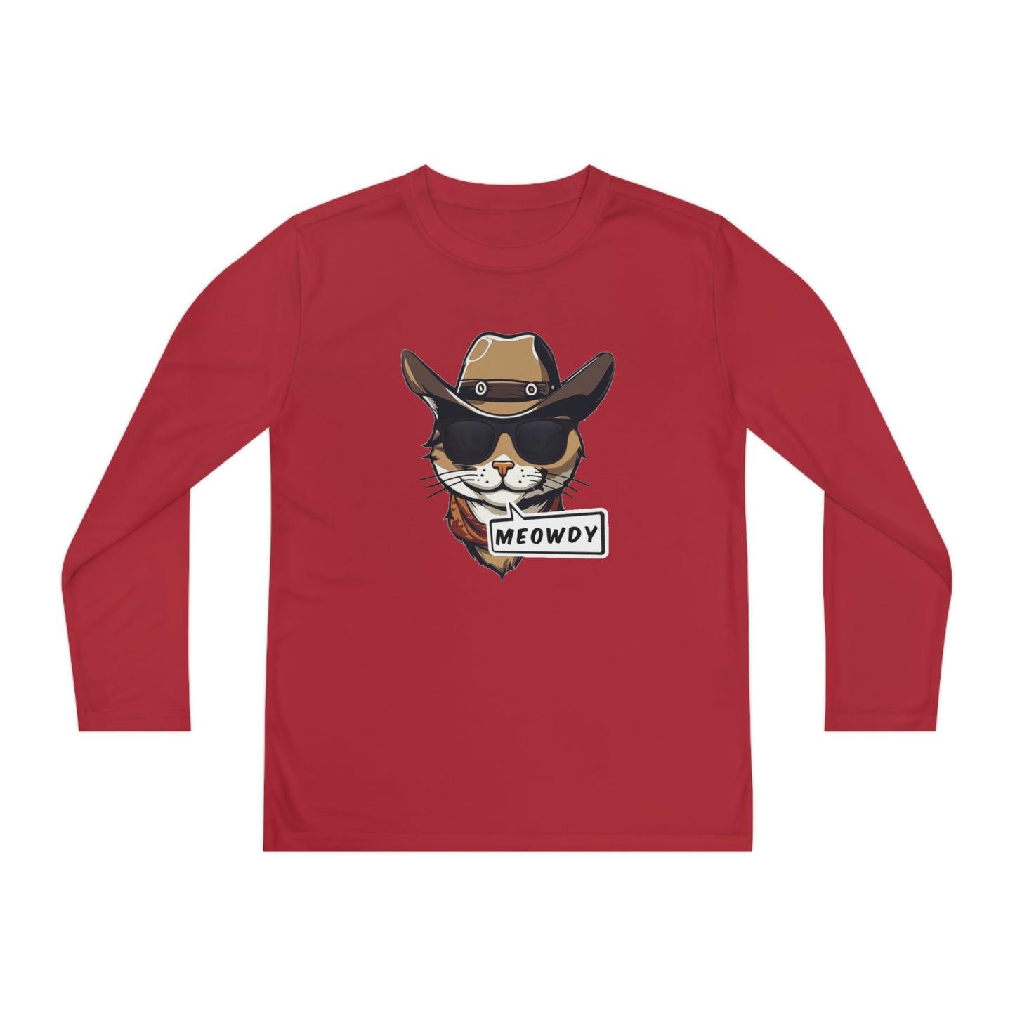 Cowboy Meowdy Long Sleeve Tee (Youth)