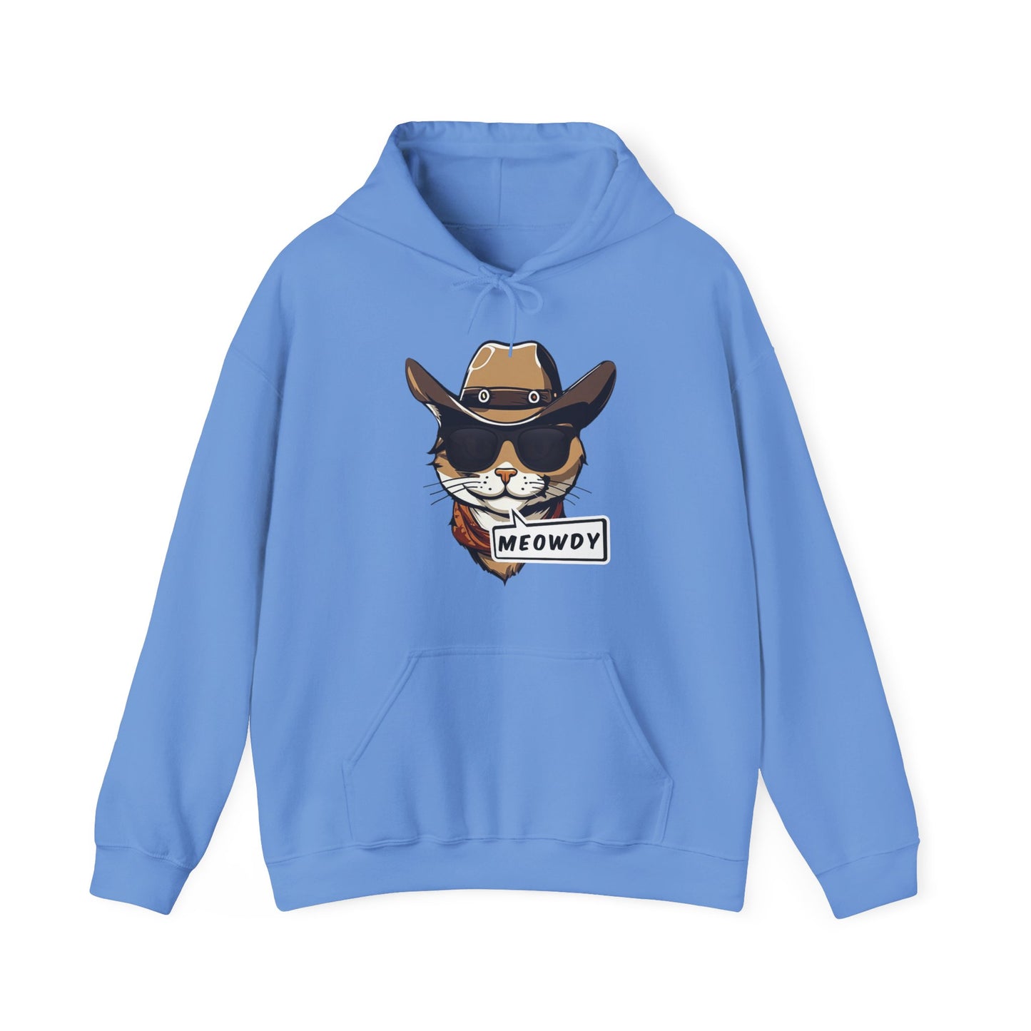 Adult Cowboy Meowdy Hooded Sweatshirt