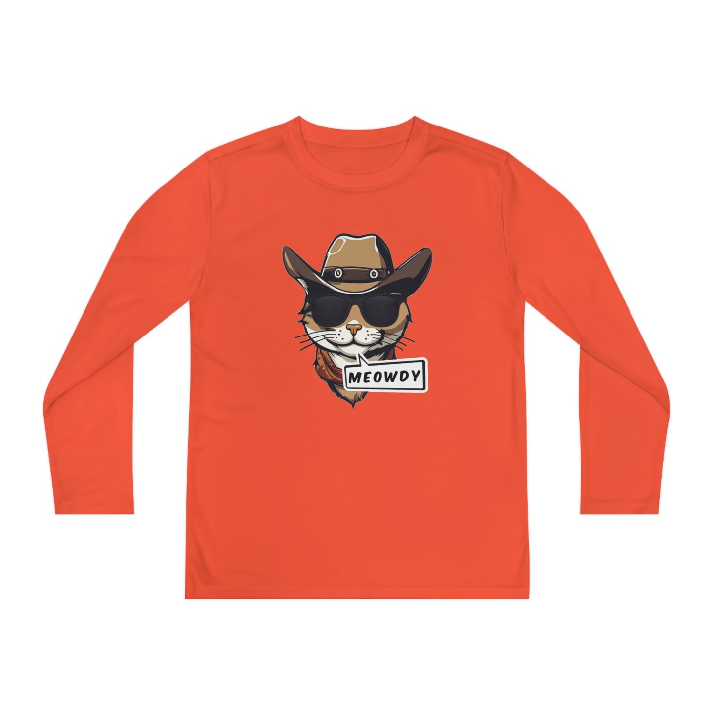 Cowboy Meowdy Long Sleeve Tee (Youth)