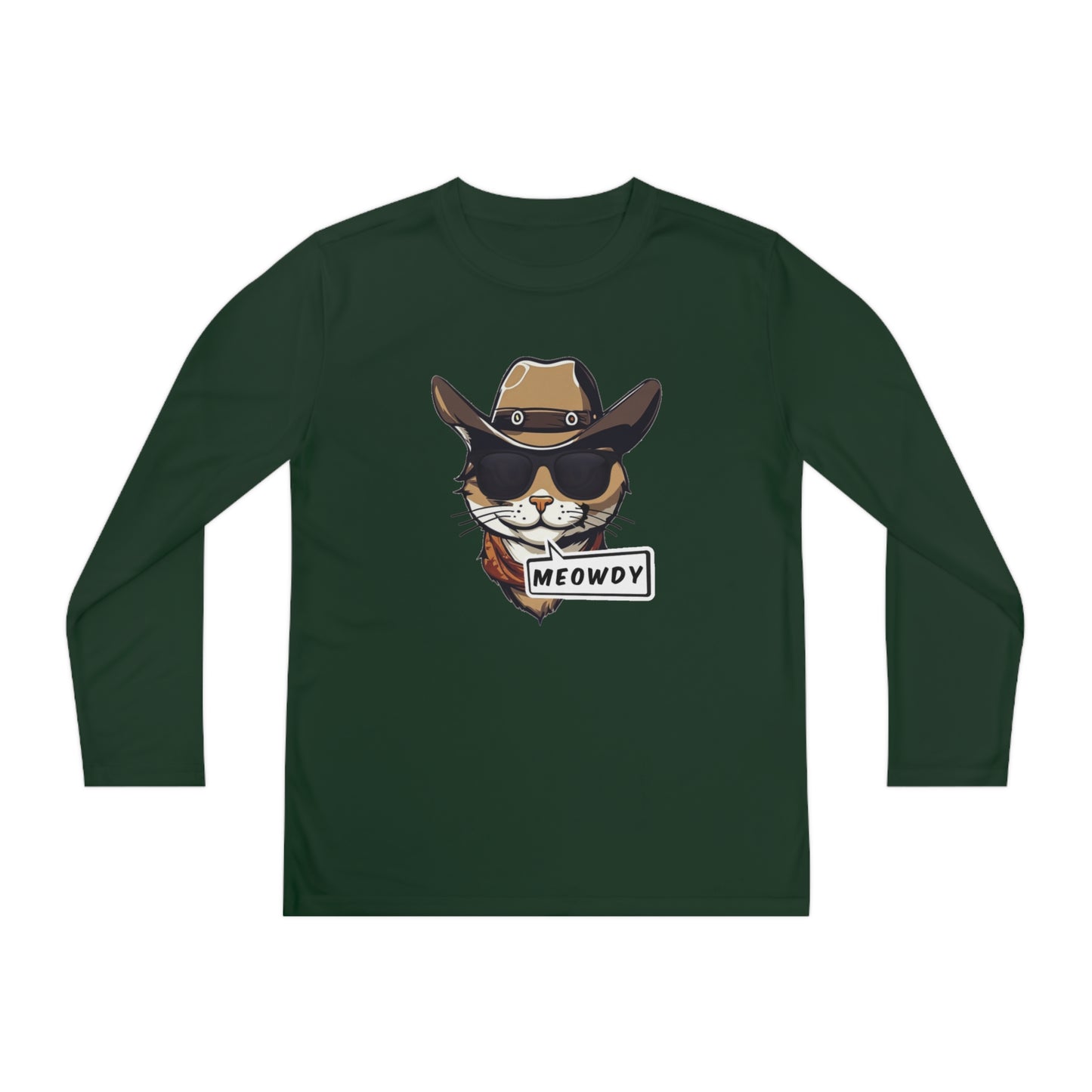 Cowboy Meowdy Long Sleeve Tee (Youth)