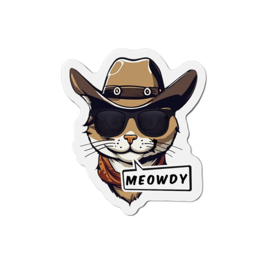 Cowboy Meowdy Magnets