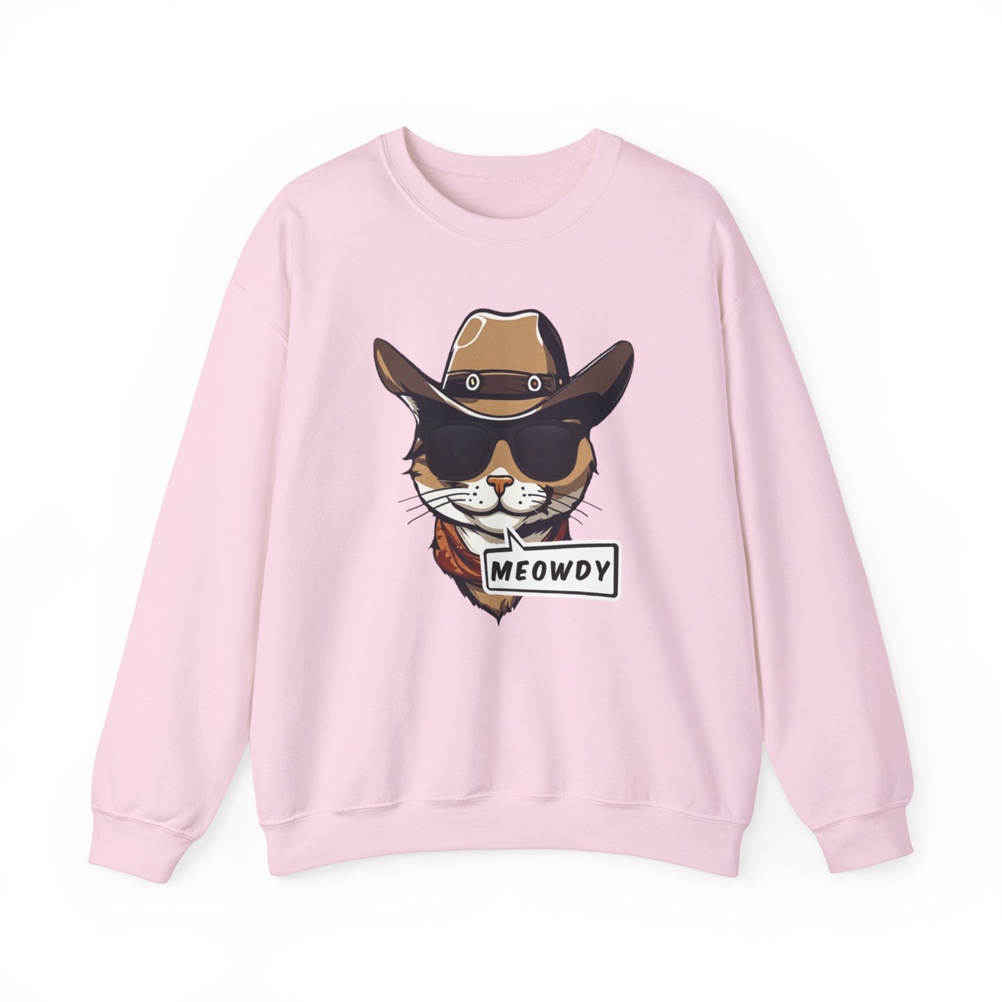 Adult Crewneck Cowboy Meowdy Sweatshirt