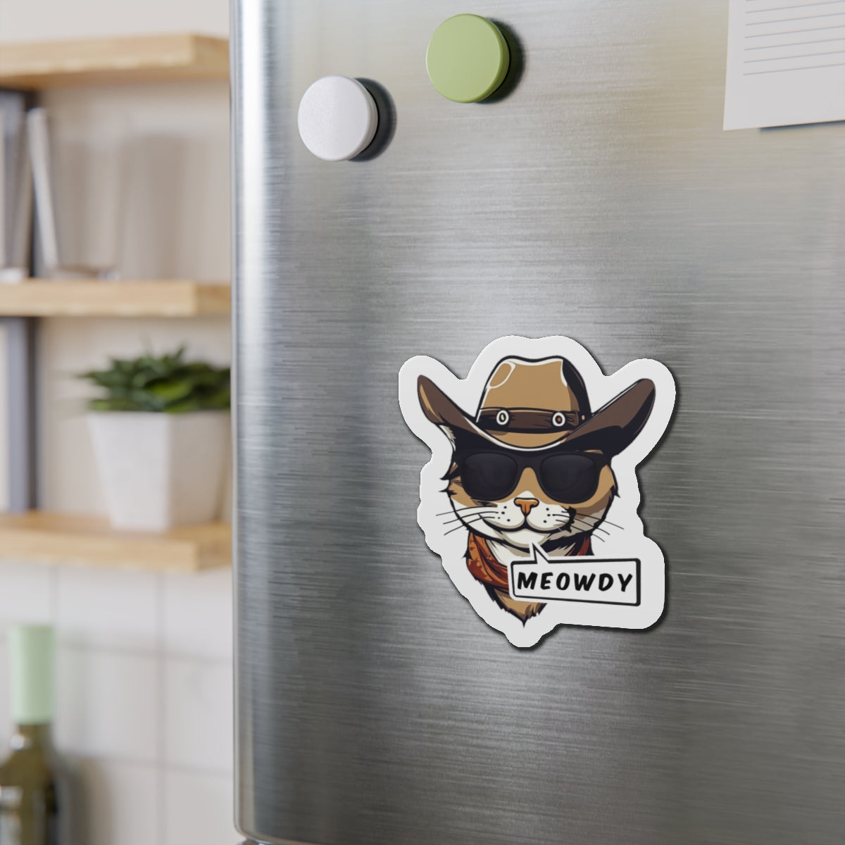 Cowboy Meowdy Magnets