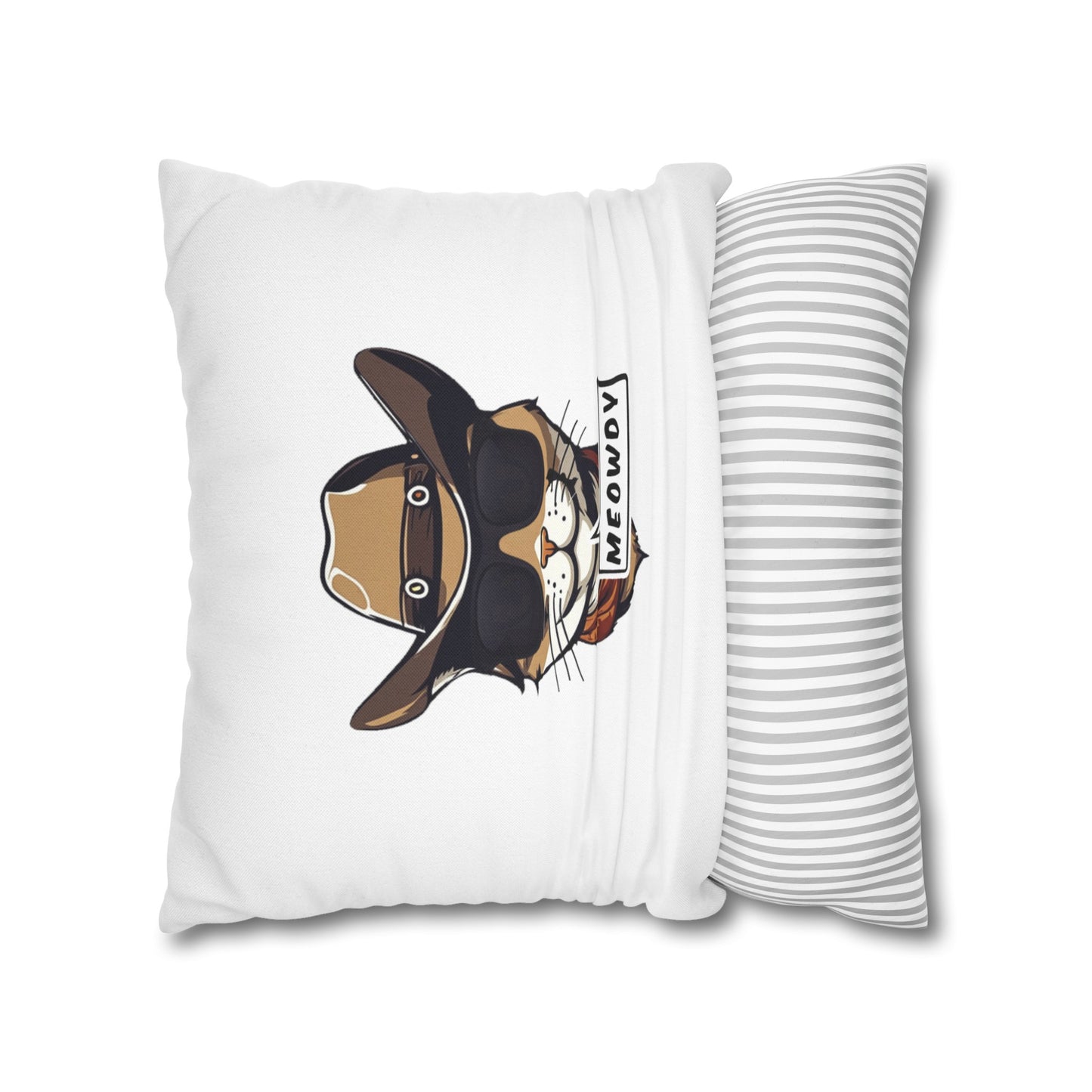 Cowboy Meowdy Square Pillowcase