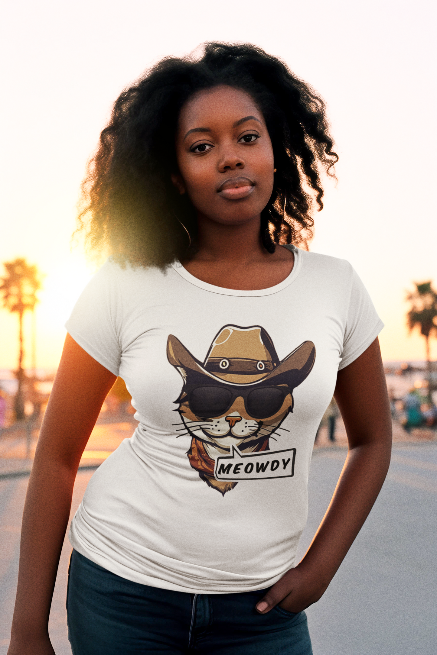 Cowboy Meowdy Tee (Adult)