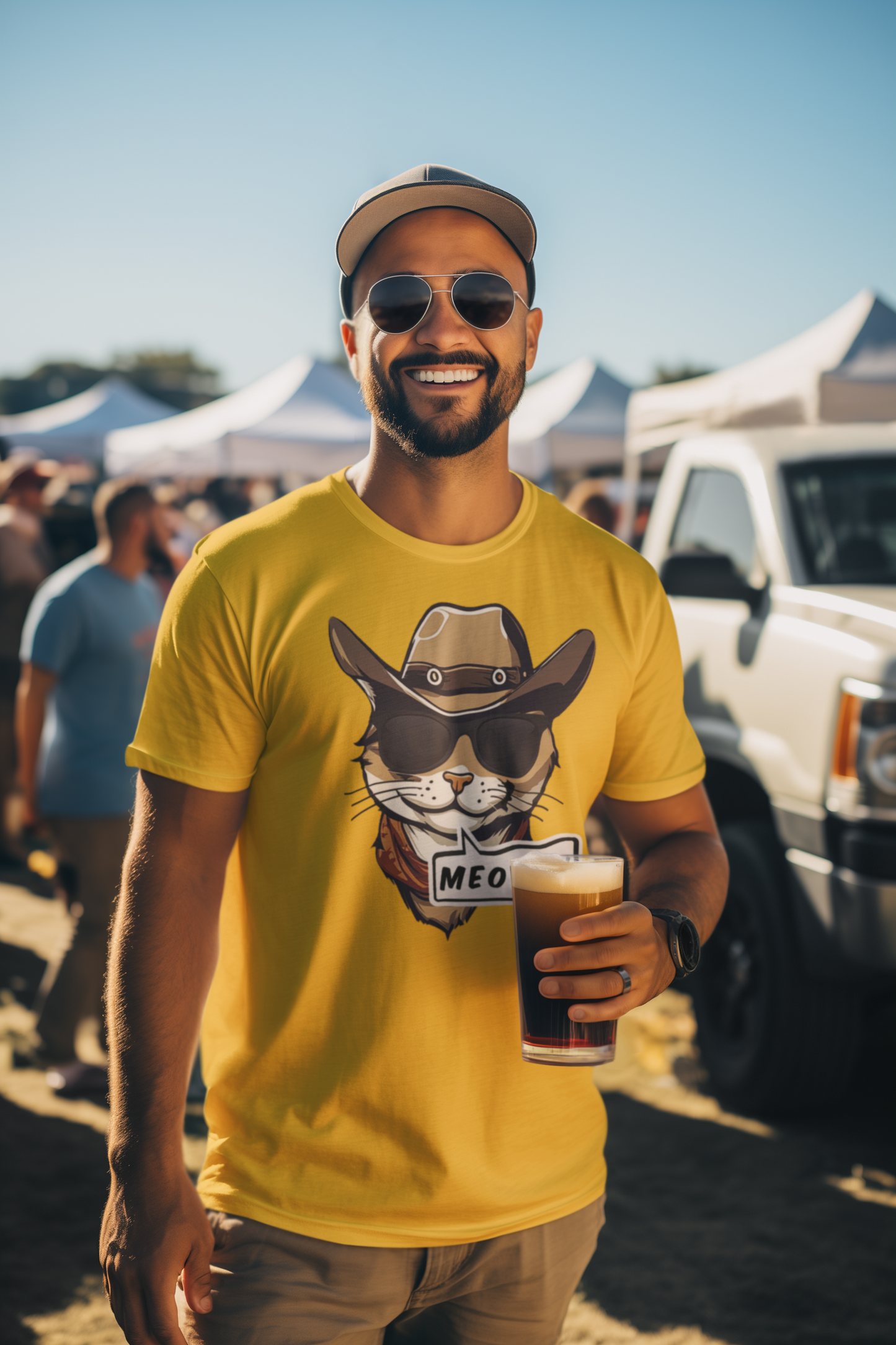 Cowboy Meowdy Tee (Adult)