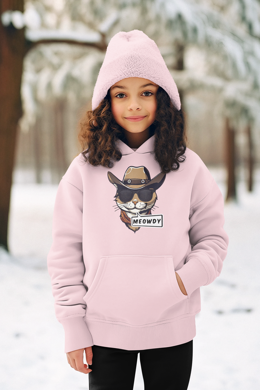 Cowboy Meowdy Hooded Sweatshirt (Youth)