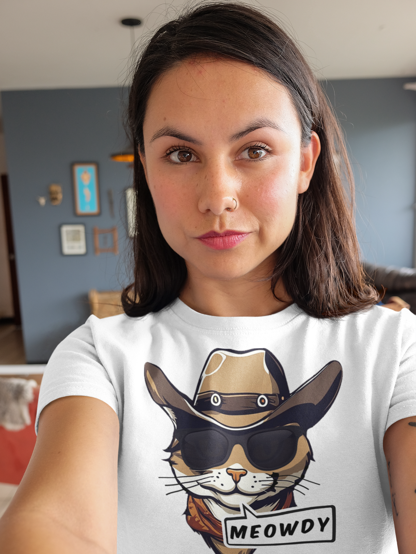 Cowboy Meowdy Tee (Adult)