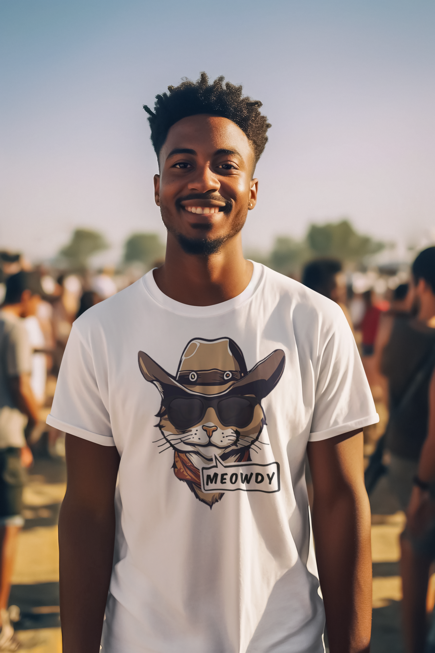 Cowboy Meowdy Tee (Adult)