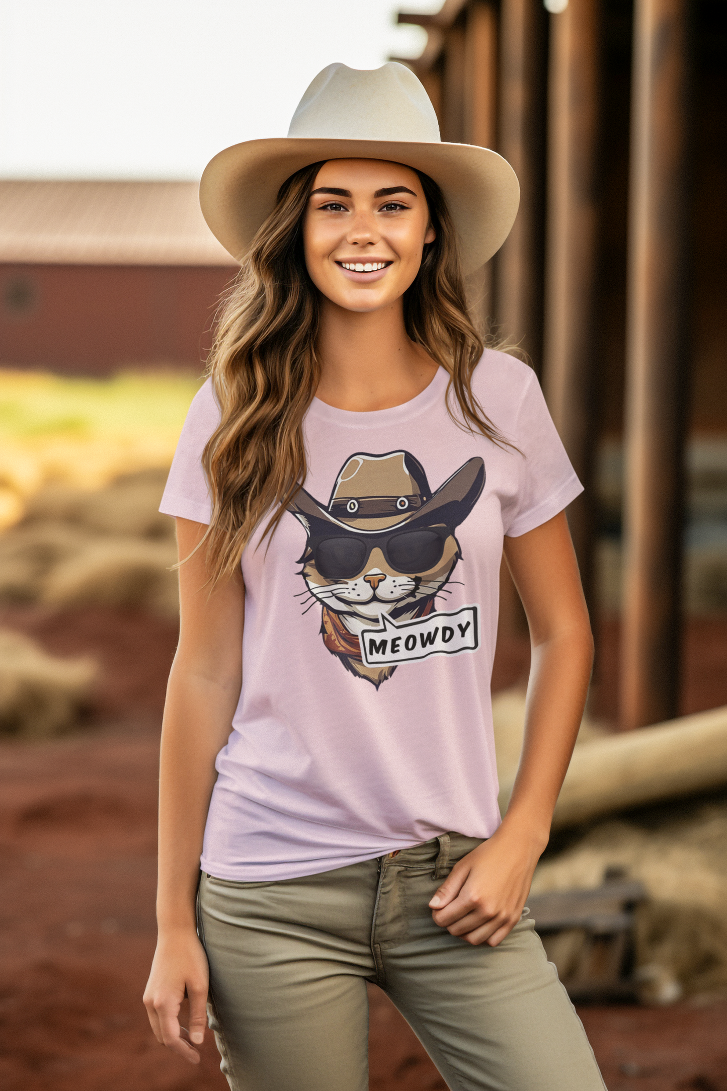 Cowboy Meowdy Tee (Adult)